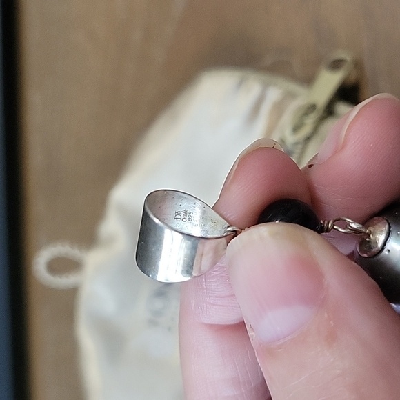 Honora Baroque Black,White,grey fresh water Pearl 3 piece Jewelry Set. - Picture 6 of 7